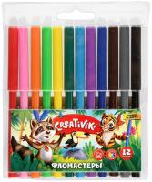 Фломастеры 12 цветов Creativiki - фото