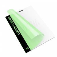 Тетрадь общая А4 48 листов в клетку Erich Krause CoverProBook Neon зеленая с пластик. облож. - фото
