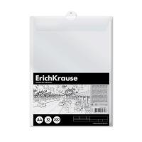 Папка для черчения А4 10 листов с вертикальным штампом ErichKrause, в пластиковой папке - фото