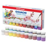 Гуашь 21 цвет по 20 мл Erich Krause - фото