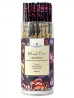 Карандаш чернографитный HB заточенный Lorex Wood Free Floristic Collection Deep Shade - фото