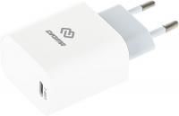 Сетевое зарядное устройство Digma DGW2C 20W 3A (PD) USB-C универсальное белый - фото