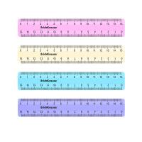 Линейка 15 см пластиковая Erich Krause Pastel в ассортименте - фото