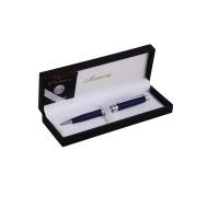 Ручка шариковая синяя 0.5 мм автоматическая Manzoni Venezia синий корпус - фото