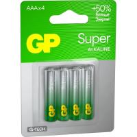 Батарейки GP Super AAA/LR03/24A алкалин., бл/4 Батарейки GP Super AAA/LR03/24A алкалин., бл/4