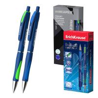 Ручка шариковая синяя 0.7 мм автоматическая Erich Krause Megapolis Concept - фото