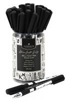 Ручка шариковая синяя 0.5 мм Lorex Slim Soft Grunge 4 Ever - фото