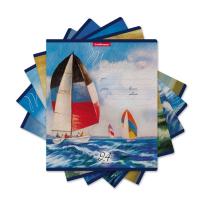 Тетрадь школьная А5 24 листа в линейку Erich Krause Regata de Vela (обложка в ассортименте) - фото