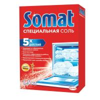 Соль от накипи для посудомоечных машин Somat 1.5 кг, цена, описание, фото 1 Соль от накипи для посудомоечных машин Somat 1.5 кг - фото