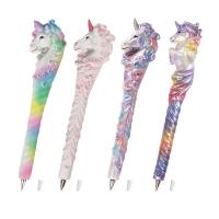 Ручка шариковая синяя 0.5 мм фигурная Brauberg Единороги в ассортименте - фото