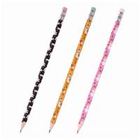 Карандаш чернографитный HB заточенный с ластиком Юнландия Ламы цвет корпуса в ассортименте - фото