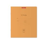 Тетрадь школьная А5+ 12 листов в клетку Erich Krause Классика Neon оранжевая - фото