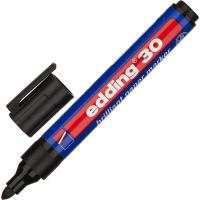 Маркер пигментный черный Edding 30 (толщина линии 1.5-3 мм) - фото