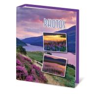 Фотоальбом на 100 фото 10х15 см Brauberg Горный вид - фото