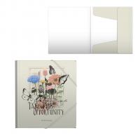 Папка для тетрадей А5+ на резинках пластиковая ErichKrause Wild Flowers - фото