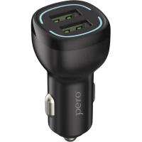 Зарядное устройство автомобильное PERO AC04 2USB 2.4A AUTOMAX, цвет корпуса черный - фото