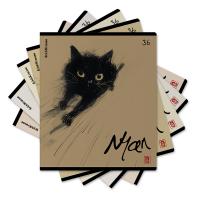 Тетрадь общая А5 36 листов в клетку Erich Krause Blur Cat в ассортименте - фото