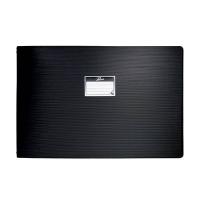 Папка на 4-х кольцах А3 горизонтальная 25 мм до 140 листов черная - фото