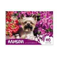 Альбом для рисования А4 40 листов Erich Krause Жизнь в цветах - фото