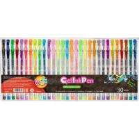 Набор гелевых ручек 30 цветов 0.7 мм Beifa (уп. 30 шт) - фото