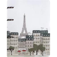 Тетрадь на кольцах со сменным блоком А5 120 листов в клетку Paris - фото
