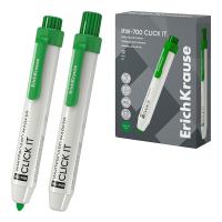 Маркер перманентный автоматический зеленый ErichKrause RW-700 Clik IT (толщина линии 2.0 мм) - фото