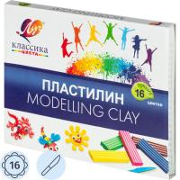 Пластилин Луч Классика 16 цветов  - фото