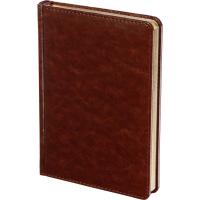 Ежедневник недатированный А5 искусственная кожа 136 л Attache Sidney nebraska коричневый - фото