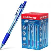 Ручка шариковая синяя 0.35 мм автоматическая ErichKrause JOY Original Ultra Glide Technology - фото
