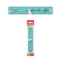 Линейка 15 см пластиковая Erich Krause Rainbow Skate - фото