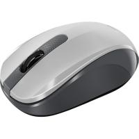 Мышь компьютерная беспроводная Genius NX-8008S, бесшумная, белый и серый - фото