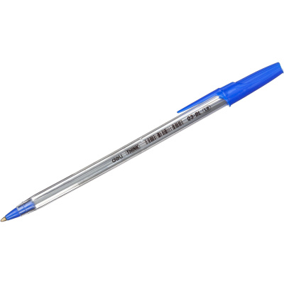 Ручка шариковая Deli Think EQ3-BL 0.7 мм синяя - фото 3