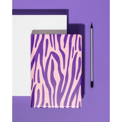 Ежедневник недатированный А5 искусственная кожа 160 л Attache Selection Zebra комбинированный - фото 19