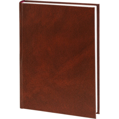 Ежедневник датированный 2026 А5 168 л Attache Ideal New балакрон коричневый - фото 1