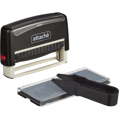 Штамп самонаборный 2 строки Attache - фото 1