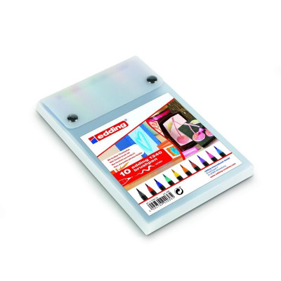 Фломастеры-кисти 10 цветов Edding - фото 1