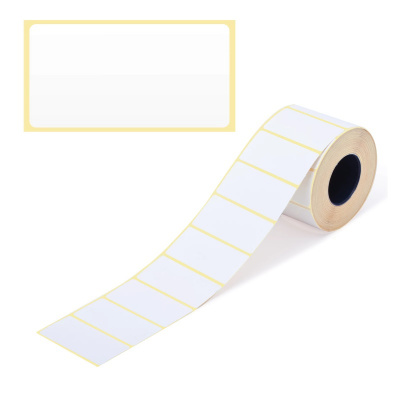 Термоэтикетки 58х30 мм белые ТермоТоп (1 рулон 900 шт) - фото 1