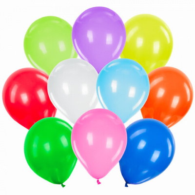 Шары надувные 30 см Золотая сказка в ассортименте (уп. 50 шт) - фото 3