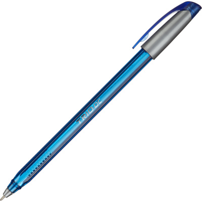 Ручка шариковая Unomax (Unimax) Trio DC tinted 0.5 мм синяя - фото 2