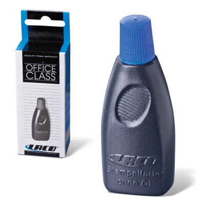 Краска штемпельная синяя 30 мл Laco - фото 1