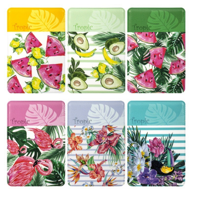 Обложка для проездного,  карт, пропусков 65х100 мм Staff Tropic из ПВХ в ассортименте - фото 1