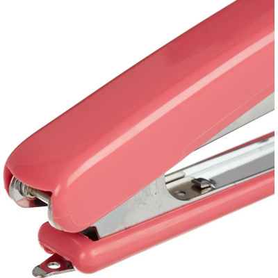 Степлер канцелярский до 12 листов ATTACHE розовый с антистеплером - фото 5