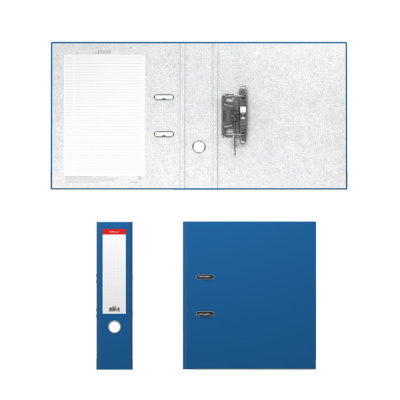 Папка-регистратор А4 70 мм Erich Krause Colors голубая - фото 2