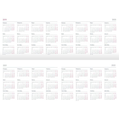 Планинг недатированный 290x150 мм искусственная кожа 64 л Attache Agenda коричневый - фото 5