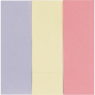 Клейкие закладки бумажные 25х76 мм 3 цвета по 100 листов Attache - фото 4