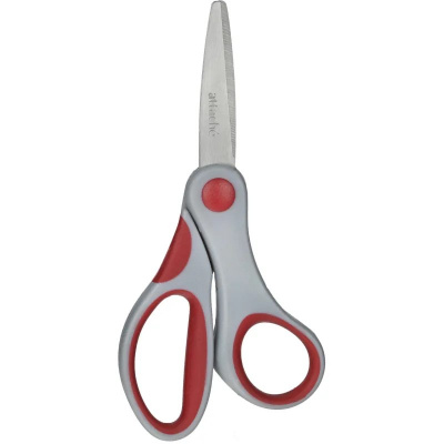 Ножницы детские 130 мм с эргономичными прорезиненными ручками Attache - фото 5
