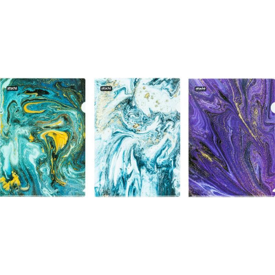 Папка уголок А4+ 200 мкм Attache Selection Fluid в ассортименте - фото 1