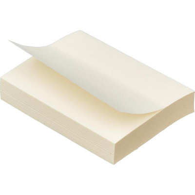 Блок для записей с клеевым краем 38х51 мм Attache желтый (3 блока по 100 листов) - фото 2