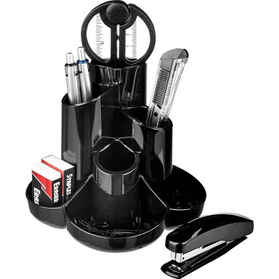 Набор настольный 10 предметов Attache Selection черный - фото 1