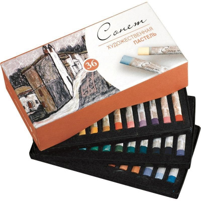 Набор худож пастели Сонет 36 цветов  - фото 1